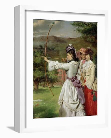 The Fair Toxophilites, 1872-William Powell Frith-Framed Giclee Print