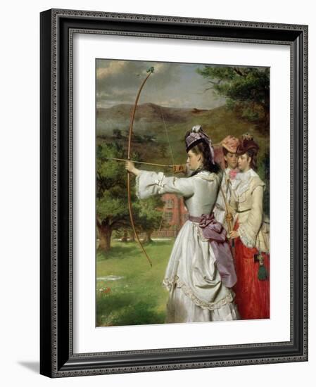 The Fair Toxophilites, 1872-William Powell Frith-Framed Giclee Print