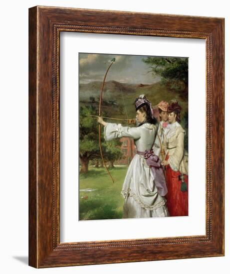 The Fair Toxophilites, 1872-William Powell Frith-Framed Premium Giclee Print