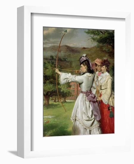 The Fair Toxophilites, 1872-William Powell Frith-Framed Premium Giclee Print