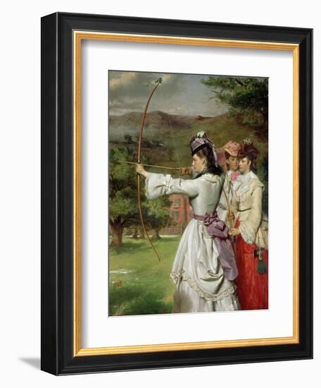 The Fair Toxophilites, 1872-William Powell Frith-Framed Premium Giclee Print