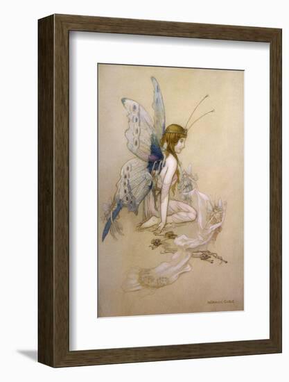 The Fairies Came Flying in at the Window and Brought Her Such a Pretty Pair of Wings-Warwick Goble-Framed Photographic Print