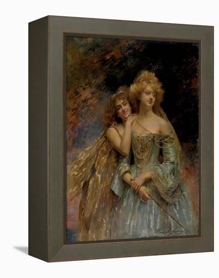 The Fairies-Madeleine Jeanne Lemaire-Framed Premier Image Canvas