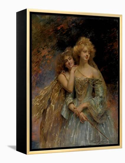 The Fairies-Madeleine Jeanne Lemaire-Framed Premier Image Canvas