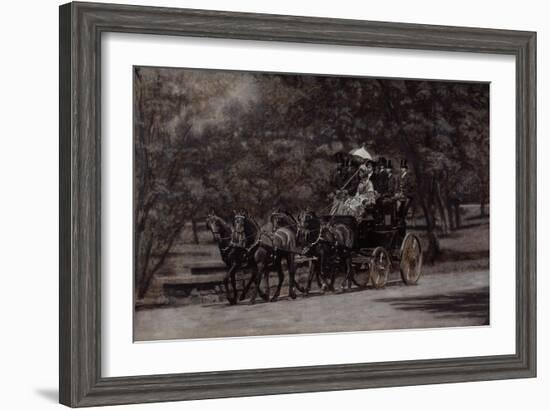 The Fairman Rogers Four-In-Hand (A May Morning in the Park) 1899-Thomas Cowperthwait Eakins-Framed Giclee Print