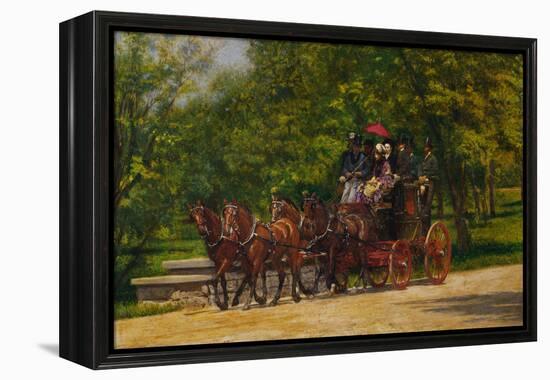 The Fairman Rogers Four-in-Hand-Thomas Cowperthwait Eakins-Framed Premier Image Canvas