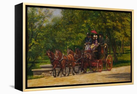 The Fairman Rogers Four-in-Hand-Thomas Cowperthwait Eakins-Framed Premier Image Canvas