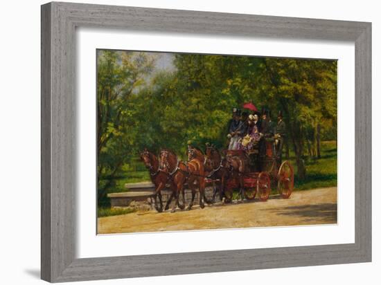 The Fairman Rogers Four-in-Hand-Thomas Cowperthwait Eakins-Framed Giclee Print