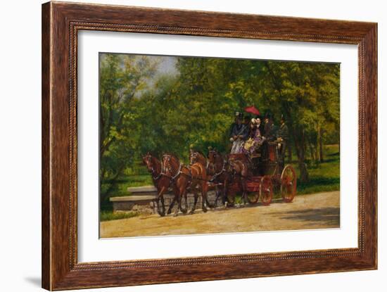 The Fairman Rogers Four-in-Hand-Thomas Cowperthwait Eakins-Framed Giclee Print