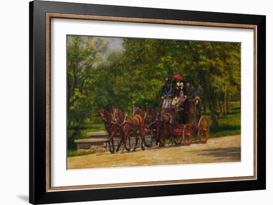 The Fairman Rogers Four-in-Hand-Thomas Cowperthwait Eakins-Framed Giclee Print