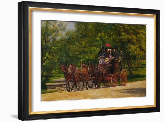 The Fairman Rogers Four-in-Hand-Thomas Cowperthwait Eakins-Framed Giclee Print