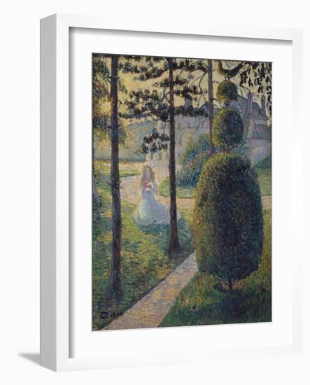 The Fairy, 1894 (Oil on Canvas)-Lucien Pissarro-Framed Giclee Print