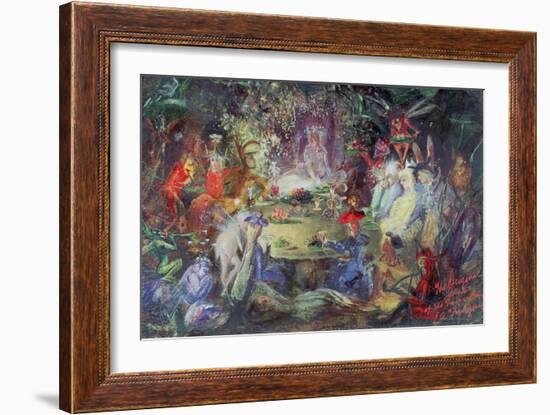 The Fairy Banquet, 1832-1906-John Anster Fitzgerald-Framed Giclee Print