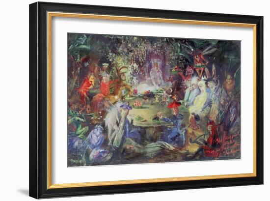 The Fairy Banquet, 1832-1906-John Anster Fitzgerald-Framed Giclee Print