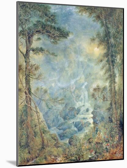 The Fairy Falls, 1908-Hume Nisbet-Mounted Giclee Print