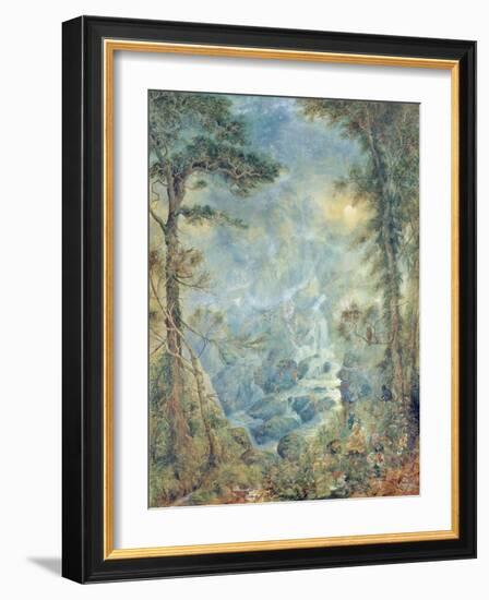 The Fairy Falls, 1908-Hume Nisbet-Framed Giclee Print