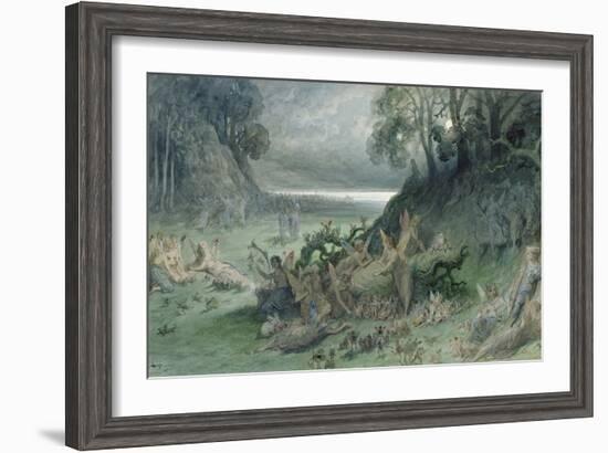 The Fairy Festival-Gustave Doré-Framed Giclee Print