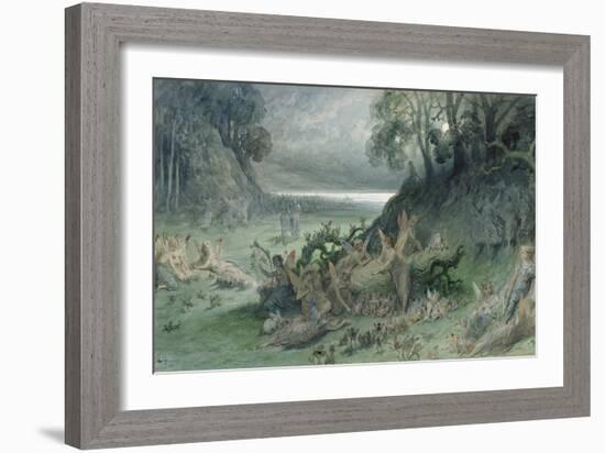 The Fairy Festival-Gustave Doré-Framed Giclee Print