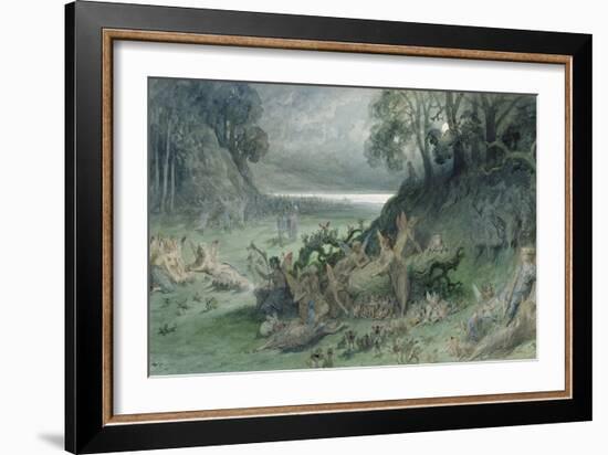The Fairy Festival-Gustave Doré-Framed Giclee Print