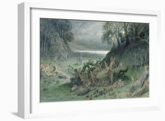 The Fairy Festival-Gustave Doré-Framed Giclee Print