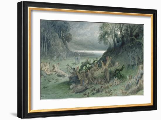 The Fairy Festival-Gustave Doré-Framed Giclee Print