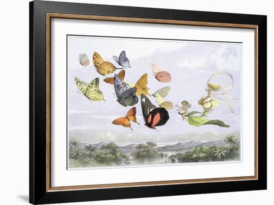 'The Fairy Queen's Carriage', c1870-Richard Doyle-Framed Giclee Print