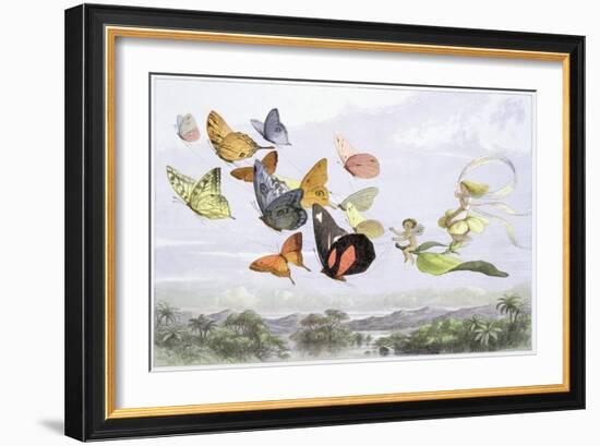 'The Fairy Queen's Carriage', c1870-Richard Doyle-Framed Giclee Print