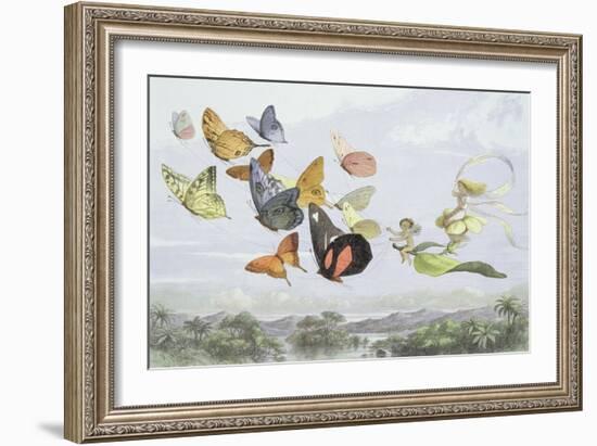 The Fairy Queen's Carriage-Richard Doyle-Framed Giclee Print