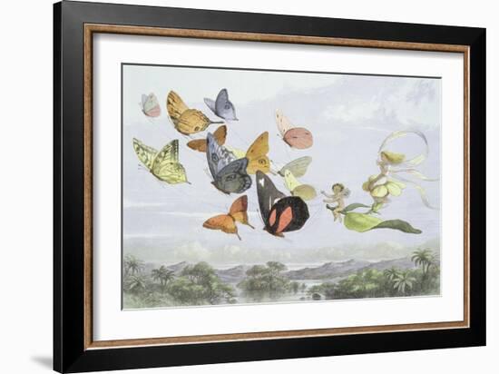 The Fairy Queen's Carriage-Richard Doyle-Framed Giclee Print