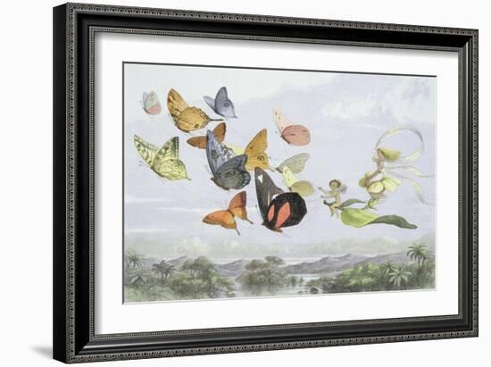 The Fairy Queen's Carriage-Richard Doyle-Framed Giclee Print