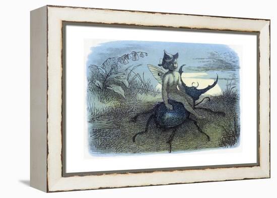 The Fairy Queen's Messenger, C1870-Richard Doyle-Framed Premier Image Canvas