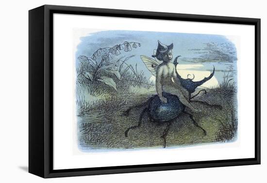 The Fairy Queen's Messenger, C1870-Richard Doyle-Framed Premier Image Canvas