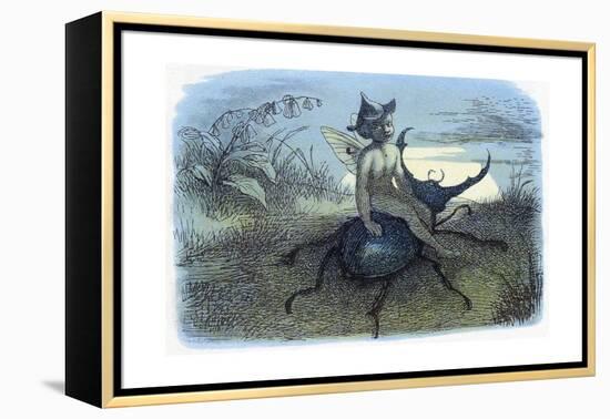 The Fairy Queen's Messenger, C1870-Richard Doyle-Framed Premier Image Canvas