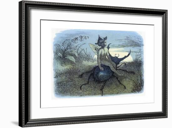 The Fairy Queen's Messenger, C1870-Richard Doyle-Framed Giclee Print