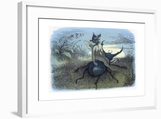 The Fairy Queen's Messenger, C1870-Richard Doyle-Framed Giclee Print