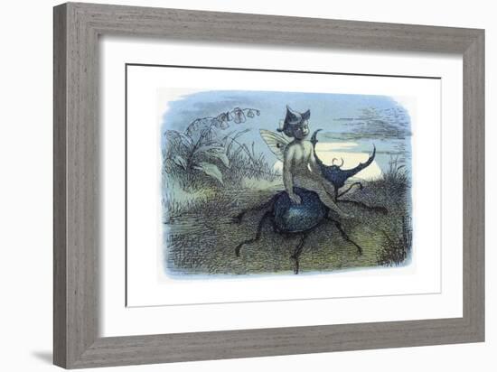 The Fairy Queen's Messenger, C1870-Richard Doyle-Framed Giclee Print