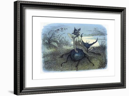 The Fairy Queen's Messenger, C1870-Richard Doyle-Framed Giclee Print
