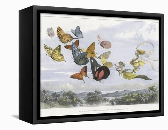 The Fairy Queen Takes an Airy Drive in a Light Carriage-Richard Doyle-Framed Premier Image Canvas