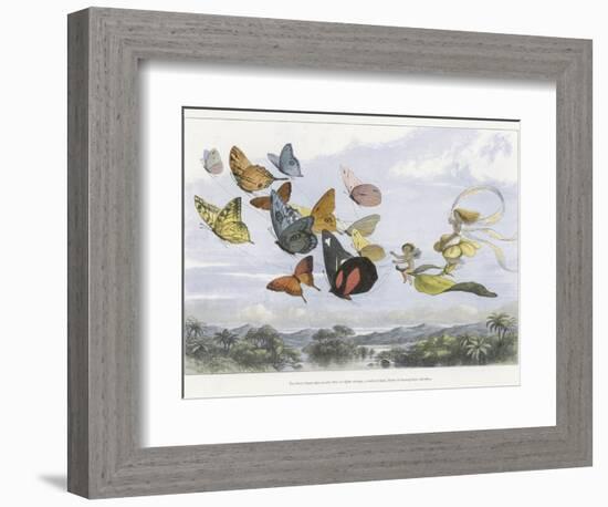 The Fairy Queen Takes an Airy Drive in a Light Carriage-Richard Doyle-Framed Photographic Print