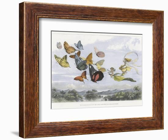 The Fairy Queen Takes an Airy Drive in a Light Carriage-Richard Doyle-Framed Photographic Print