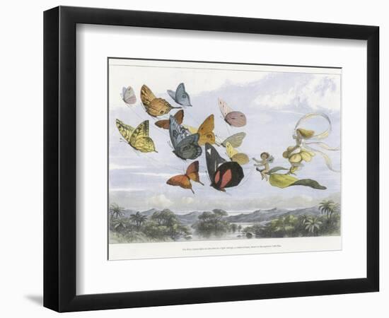 The Fairy Queen Takes an Airy Drive in a Light Carriage-Richard Doyle-Framed Photographic Print