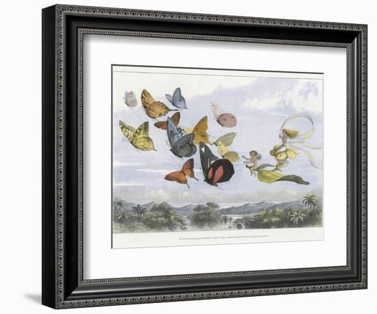 The Fairy Queen Takes an Airy Drive in a Light Carriage-Richard Doyle-Framed Photographic Print