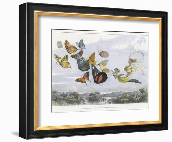 The Fairy Queen Takes an Airy Drive in a Light Carriage-Richard Doyle-Framed Photographic Print