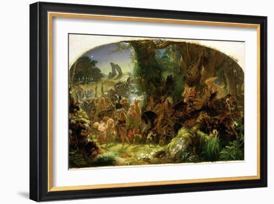 The Fairy Raid: Carrying Off a Changeling - Midsummer Eve, 1867-Sir Joseph Noel Paton-Framed Giclee Print