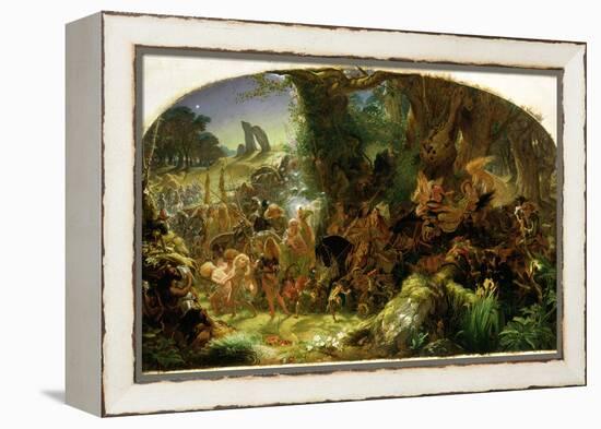 The Fairy Raid: Carrying Off a Changeling - Midsummer Eve, 1867-Sir Joseph Noel Paton-Framed Premier Image Canvas