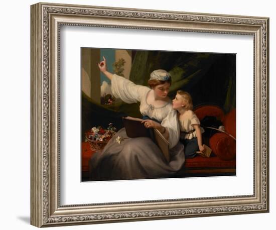 The Fairy Tale, 1845-70 (Oil on Canvas)-James Sant-Framed Giclee Print