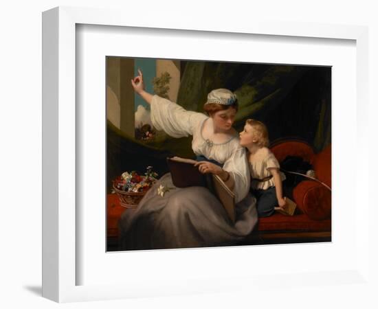 The Fairy Tale, 1845-70 (Oil on Canvas)-James Sant-Framed Giclee Print