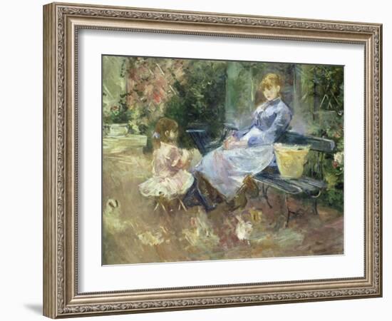 The Fairy Tale, 1883-Berthe Morisot-Framed Giclee Print