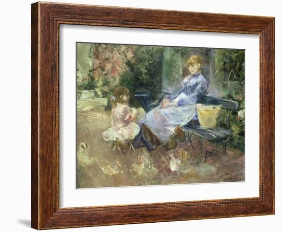 The Fairy Tale, 1883-Berthe Morisot-Framed Giclee Print