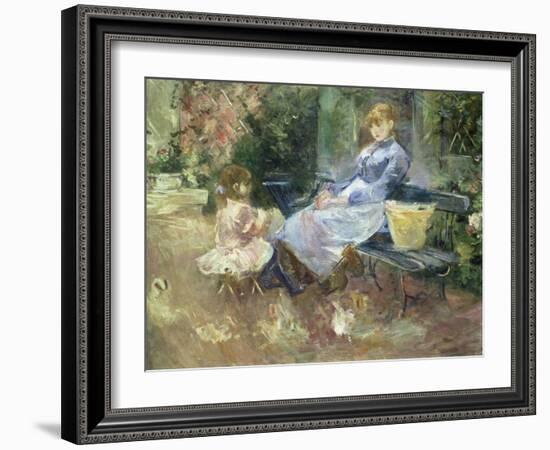 The Fairy Tale, 1883-Berthe Morisot-Framed Giclee Print